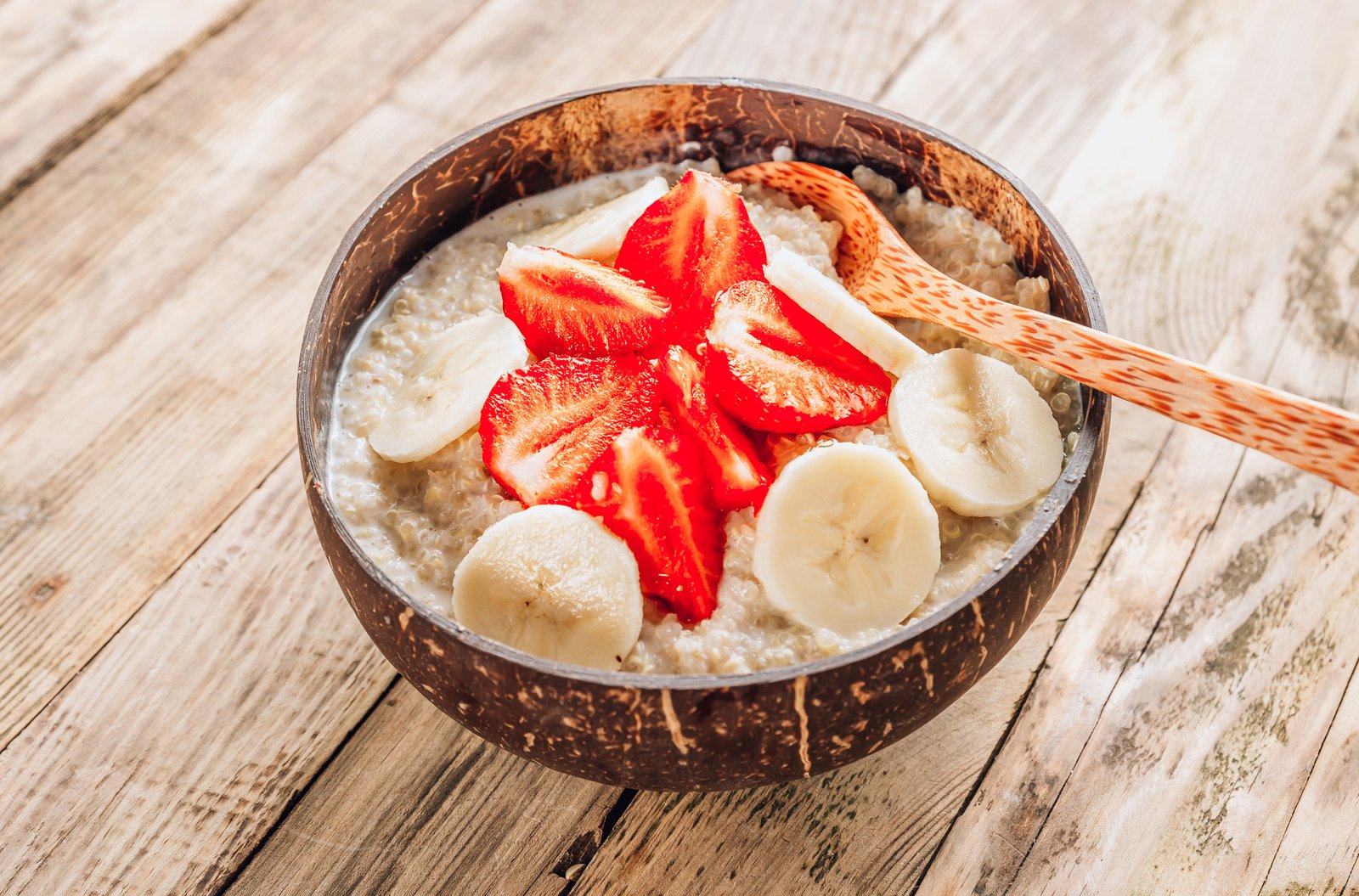 Quinoa porridge with coconut milk