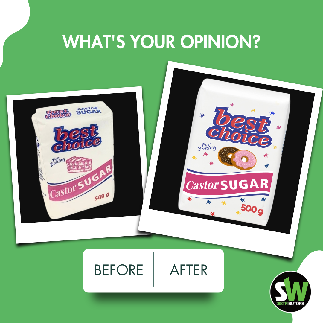 Castor Sugar Before and After